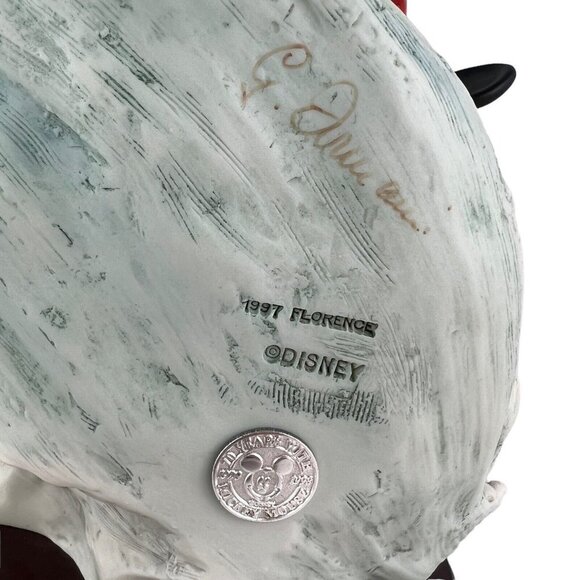 GIUSEPPE ARMANI DISNEY Mickey Mouse Sorcerer's Apprentice Sculpture Signed Coin - Picture 9 of 16